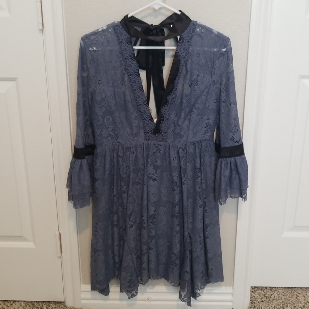 Free People Blue Dress